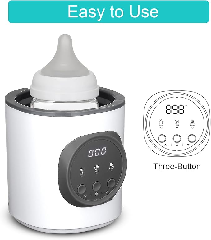 Vaundra Fast Baby Bottle Warmer for Breastmilk and Formula 120V