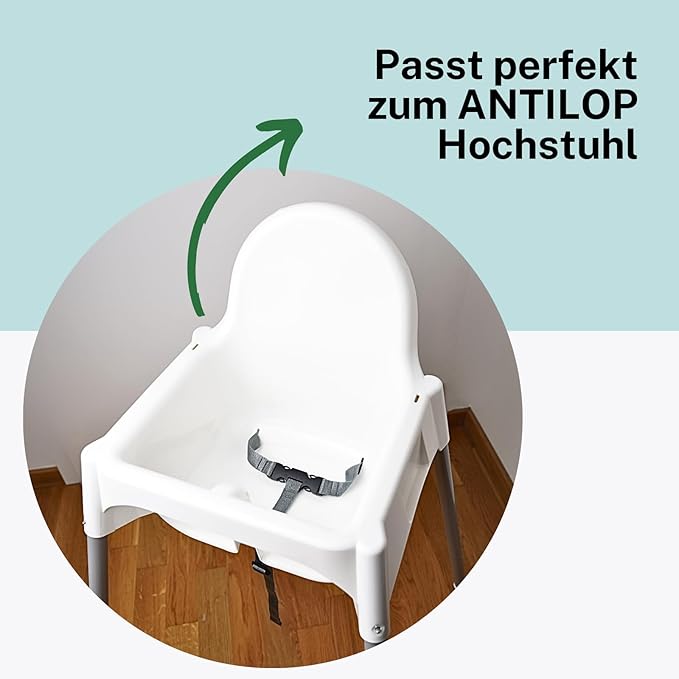 High Chair Straps Compatible with IKEA ANTILOP (1 Piece)