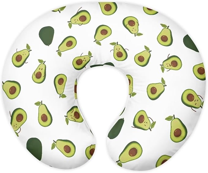 Avocado Nursing Pillow Case 1 Pack for Breastfeeding Pillow Nursing Covers Pillow Slipcover Pillowcase Stretchy Comfortable Breast Feeding Pillow Slipcover Cover Only