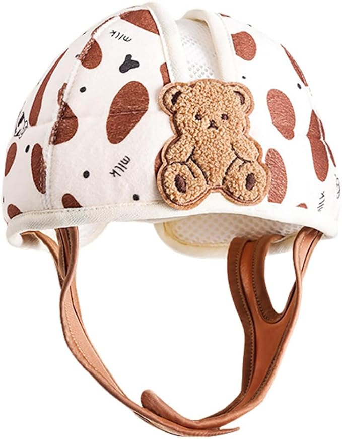 Baby Safety Helmet, Breathable Baby Head Protector for Crawling and Walking, Infant Soft Helmet Anti-Collision, Ultra-Lightweight, Expandable and Adjustable Thickened Toddler Headguard, Type 1