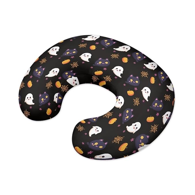 Halloween Cute Ghost Baby Breastfeeding Pillow Cover Nursing Cover for Newborn Girls Boys Super Soft and Comfortable for Home, 1 Pack