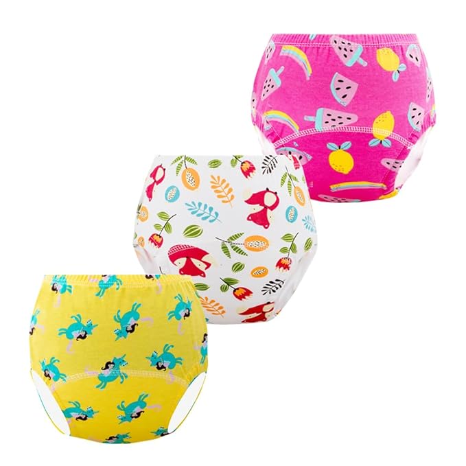 Potty Training Underwear for Girls, Toddler Learning Training Underwear Boys (10 Packs, 4-6T, Multicolor)