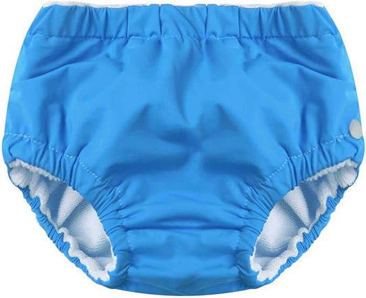 Baby Boys Girls Reusable Swim Diaper Washable Adjustable Bloomers Swimsuit Swimming Apparel