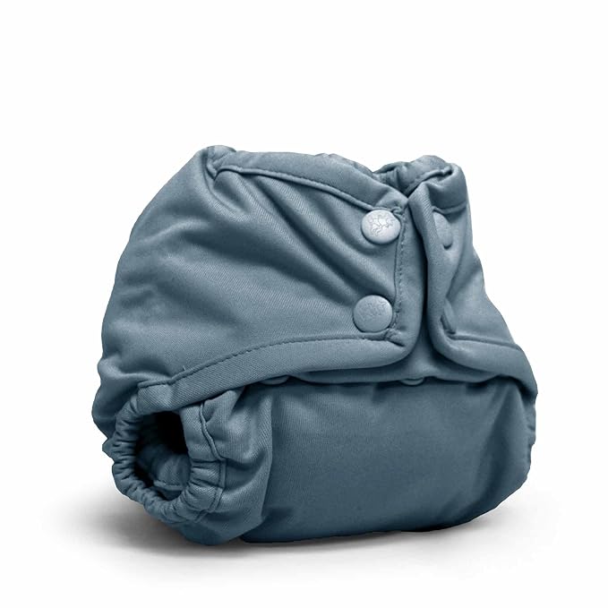 Kanga Care Rumparooz Double Leg Gusset Reusable Cloth Diaper Cover Newborn Snap | Dusk 4-15 lbs