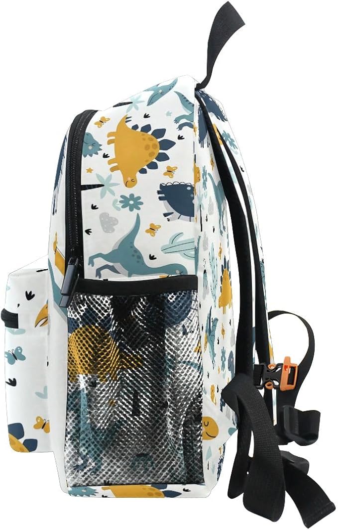 Toddlers Backpack Dinosaurs Tropical Plants Kids Bookbag for Boys Girls 3-7 Years Children Preschool Kindergarten Hiking Cute Mini Bags Elementary School Daypack