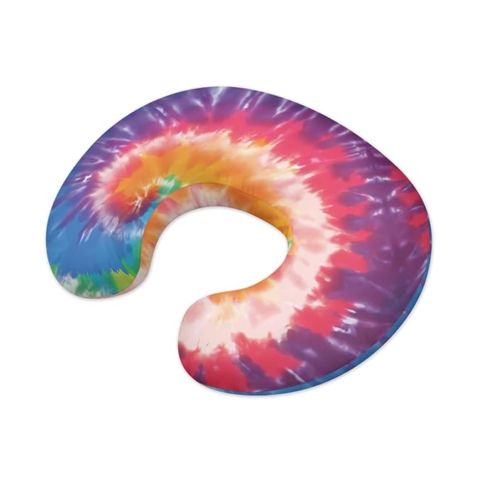 Forchrinse Rainbow Dog Paw Print Nursing Pillow Cover Breastfeeding Pillow Slipcover for Baby Girls Soft Fit on Newborn Feeding Pillow Cases Washable