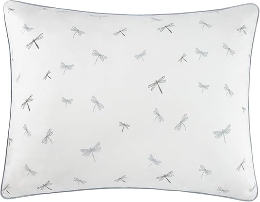 Ely’s & Co. Bedding - Butterfly/Dragonfly Collection - 20" x 26" Blue