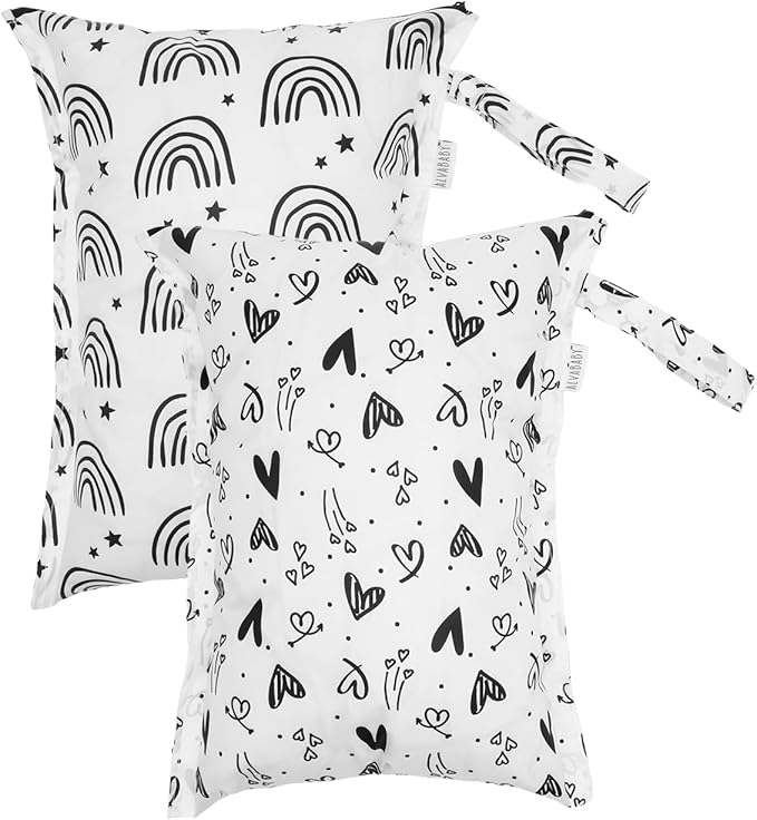 ALVA Waterproof Leakproof Wet Dry Bag 2-Pack | Reusable for Swim, Baby Clothes, Diapers & Travel 2LK05