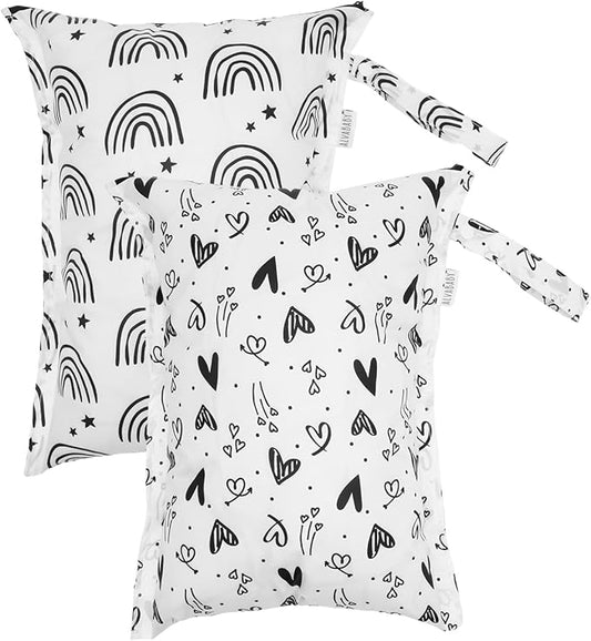 ALVA Waterproof Leakproof Wet Dry Bag 2-Pack | Reusable for Swim, Baby Clothes, Diapers & Travel 2LK05