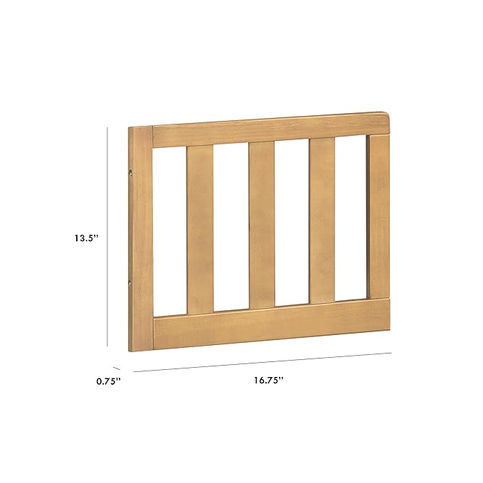 Davinci Mini Toddler Bed Conversion Kit (M22599) for Otto Mini Crib in Honey, GREENGUARD Gold Certified