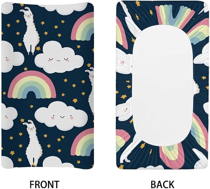 Alpaca Changing Pad Cover Waterproof Breathable Sheet Crib Mat Lightweight Diaper Changing Cover Soft Universal Tray Table Mat Infant/Toddler