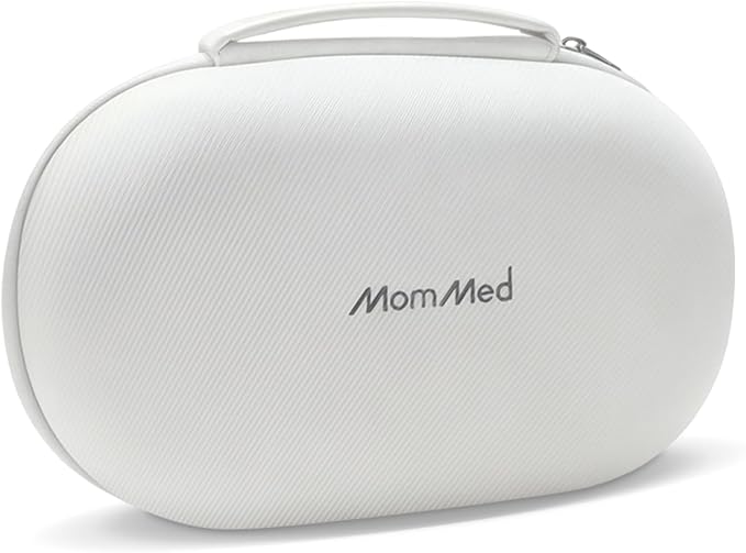 MOMMED Breast Pump Carrying Case, Hard Shell Protective Storage Bag Wearable Pumps & Cozy, Water-Resistant & Portable Breast Pump Case with Interior Strap