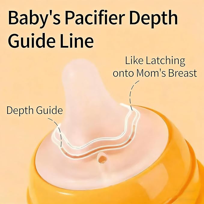 Compatible with Pigeon Nipple,4Pcs Compatible with Pigeon Bottle Nipple,Extra Slow Flow,Fit for PigeonSS Nipple0+ Months with Latch-On Line & Natural Feel