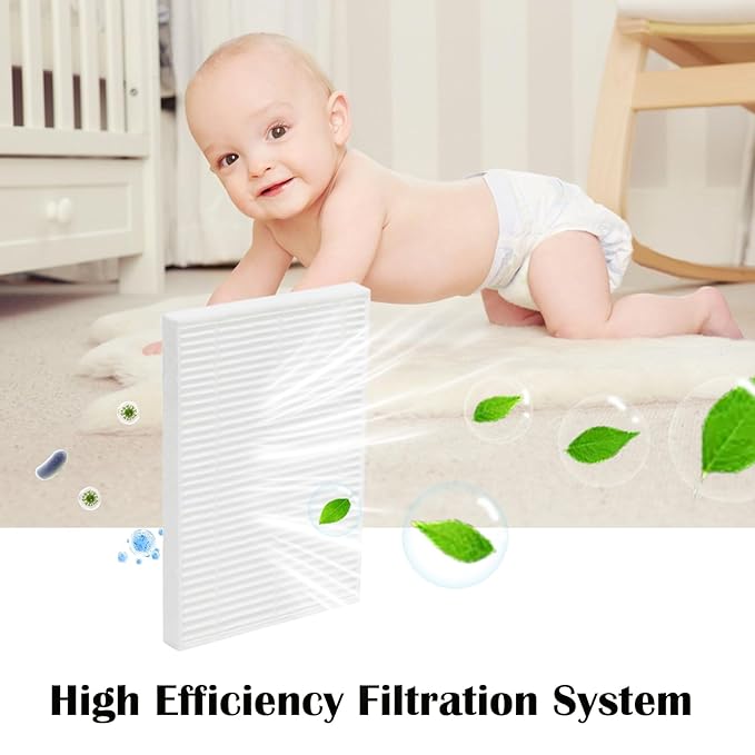 KleanPal Pro Filter for Momcozy KleanPal Pro GROWNSY, MOMFANN & Papablic Baby Bottle Washer Sterilizer & Dryer HEPA 13 Replacement Filters Safe Quality - Captures up to 99% of Particles - 4 Pack