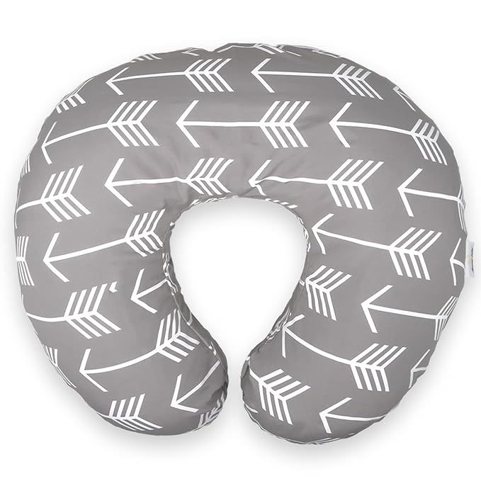 Removable Cover for Newborn Baby Lounger/Water Resistant/Soft and Comfy/Hypoallergenic/Premium Quality/Easy Cleaning/Grey Arrow (Lounger Pillow Not Included)