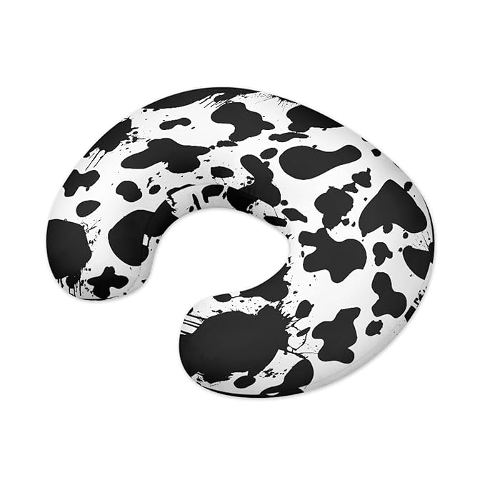 Forchrinse Cute Cow Nursing Pillow Cover for Newborns and Baby,Soft Fabric Breastfeeding Pillow Slipcover Boys Girls Cushion Protector Washable