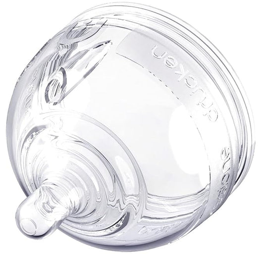 Breast-Mimic Anti-Colic & Air-Free Vent Extra Nipple Set- Fast Flow (4-9 Months / 3 Holes) / 3-Pack