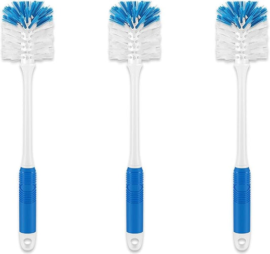 Bottle Brush Cleaner—Long Water Bottle Brush for Tumblers, Cups, Glassware & Baby Bottles, 3 Pack