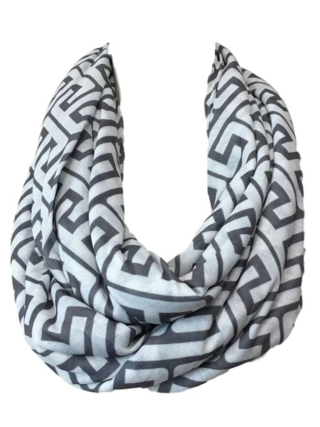 Infinity Nursing Scarf for Breastfeeding | Cover Hides Back for Discreet Privacy