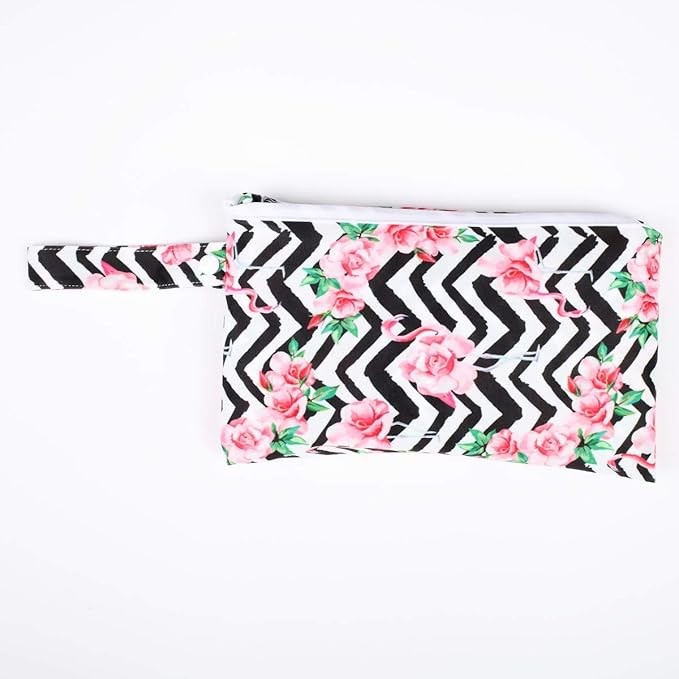 Baby Diaper Changing Mat Pad Foldable Waterproof 30inx18.5in (Flower Flamingo)