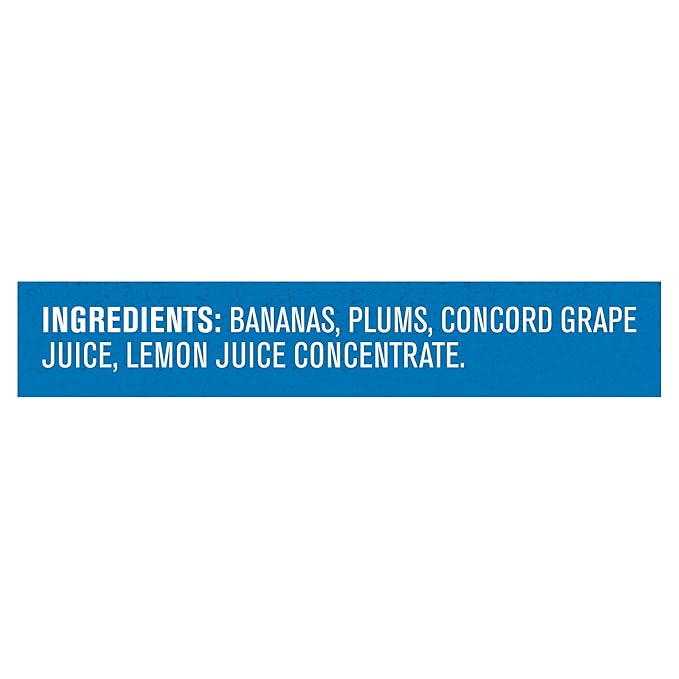 Gerber Stage 2 Baby Food, Banana Plum Grape Puree Tubs, No Artificial Colors or Flavors, Baby Puree, 2-Pack
