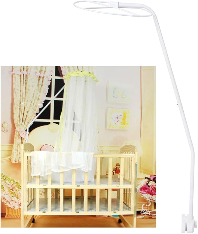 Mosquito Net Holder,Mosquito Net Stand Holder Set Adjustable Clip-On Crib Canopy Holder Rack Mosquito Net Accessories