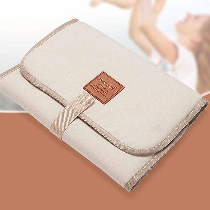 Foldable Baby Diaper Changing Pad Waterproof Nappy Changing Mat Travel Portable Diaper Change Sheet Diaper Changing Mattress Sheets (BK)