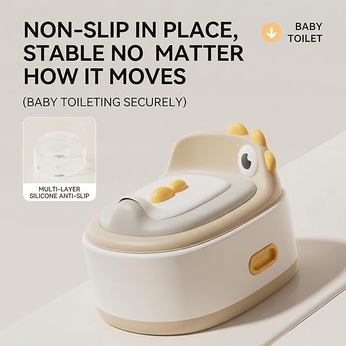 Toddler Toilet Potty Chair for Toddlers 1-7, Kids Potty Training Seat, 3-in-1 Potty Chair for kids Portable Removable Seat with Sturdy Step Stool, Standalone Potty Chair for Toddlers