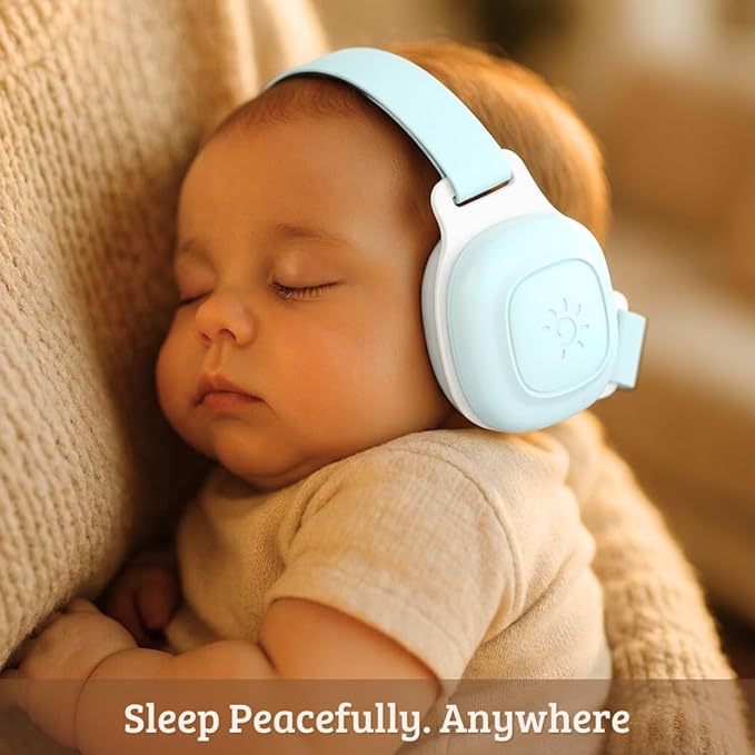 Baby Noise Cancelling Headphones – Infant & Toddler Ear Muffs 24 dB – Hearing Protection – Adjustable Newborn Ear Defenders.