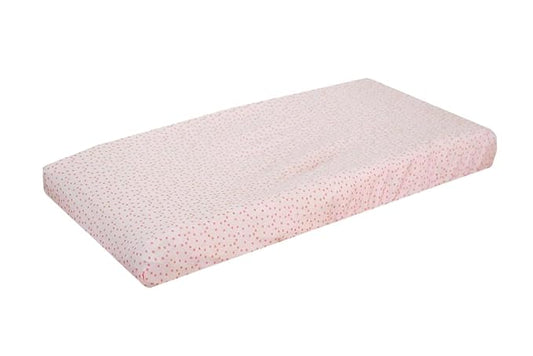 Copper Pearl Premium Knit Changing Pad Cover : Soft, Stylish, and Universal Fit for All Standard Diaper Changing Pads, Trendy Design Changing Pad Covers, Dottie - One Size