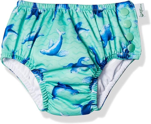 Green Sprouts Baby-Boys Snap Reusable Absorbent Swimsuit Diaper