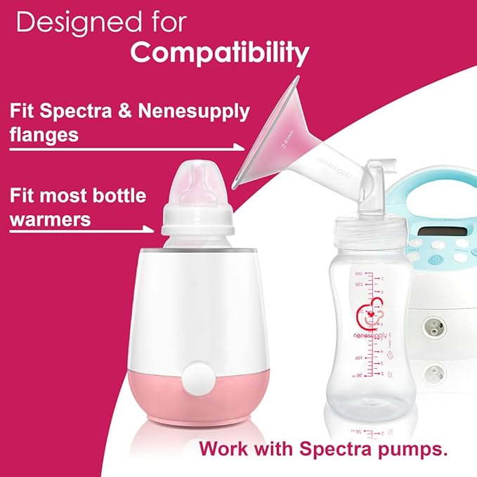 Nenesupply Feeding and Storage Bottles Collection for Spectra S1 S2 Motif Luna Breast Pumps 2 pc 9oz 280ml with Sealing Disc Anti Colic Feeding Breastmilk Storage Replace Spectra Bottles