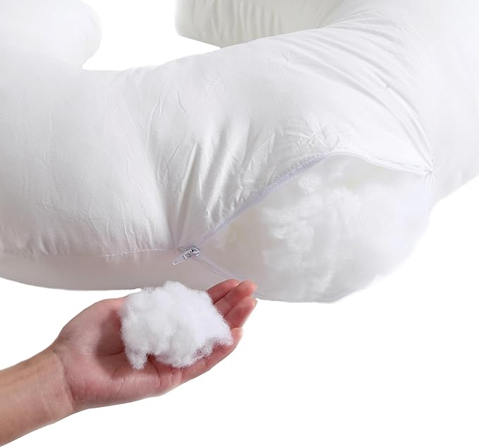 Nursing Pillow for Breastfeeding and Bottle Feeding More Support for Mom and Baby,Soft Newborn Nursing Baby Pillow， Machine Washable (Pillow Only)