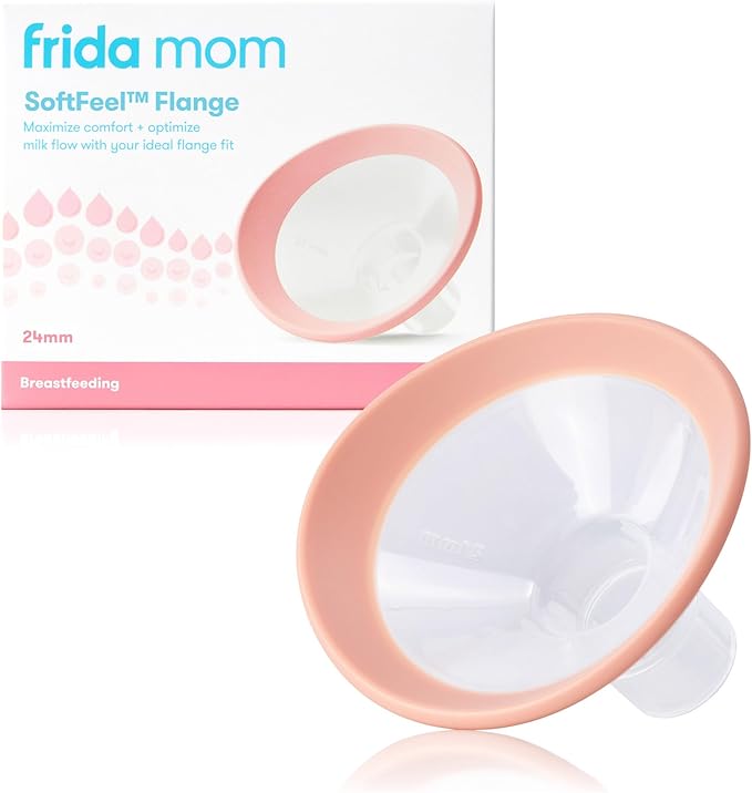 2-in-1 Manual + Silicone Suction Breast Pump SoftFeel Flange 24mm