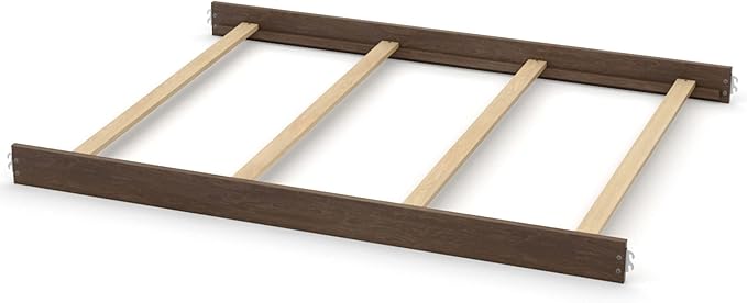 CC KITS Full-Size Conversion Kit Bed Rails Compatible with Simmons Kids Convertible Cribs by Delta Children - Solid Wood Rail - Toddler and Adult Bed Rail for Full-Size (Espresso Truffle, HOOK-ON KIT)