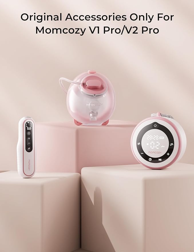Momcozy Full Set Collector Cup Only for Momcozy V1 Pro/V2 Pro. Original V1 Pro/V2 Pro Breast Pump Replacement Accessories, 1PC (Max 7.8oz, with Double-Sealed Flange 24mm)