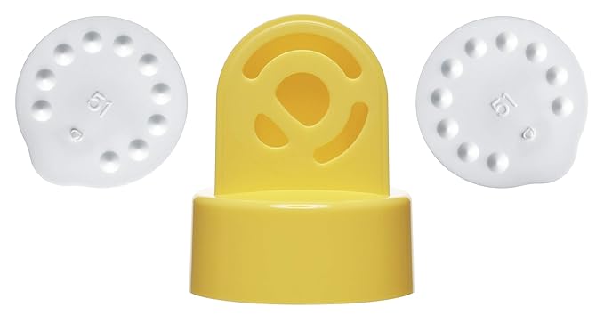 Medela PersonalFit Flex Replacement Connectors Compatible with Pump in Style MaxFlow, Swing Maxi and Freestyle Breast Pumps, Medela Spare Valves and Membranes for All Medela Breast Pumps Except Sonata and Freestyle, 2 per Count