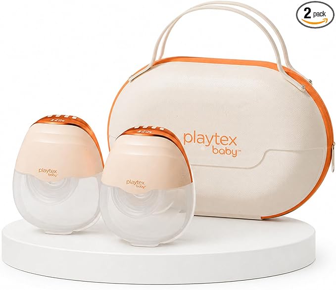 Playtex Baby Electric Breast Pump (H15 Wearable Model), Hands-Free in-Bra Pump, 3 Modes, 12 Levels, Quiet Operation, 180ml Capacity