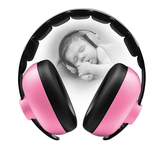 BBTKCARE Baby Headphones Noise Cancelling Headphones for Babies for 3 Months to 3 Years (Pink)