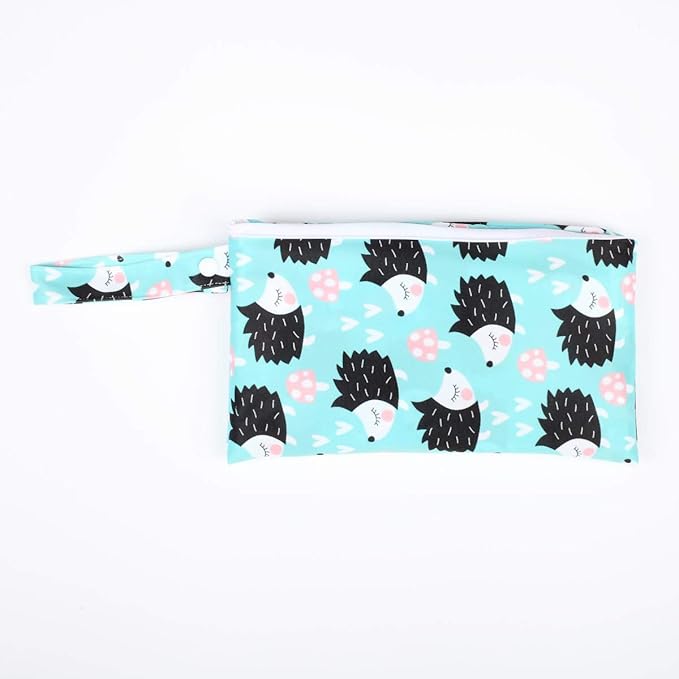 Baby Diaper Changing Mat Pad Foldable Waterproof 30inx18.5in (Hedgehog)