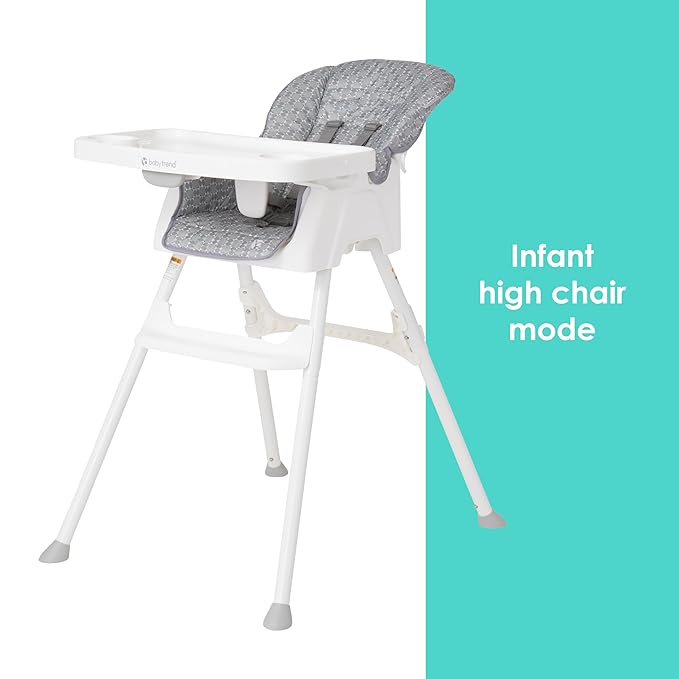 Baby Trend Adapt 4-in-1 High Chair to Toddler Chair, Retro Grey