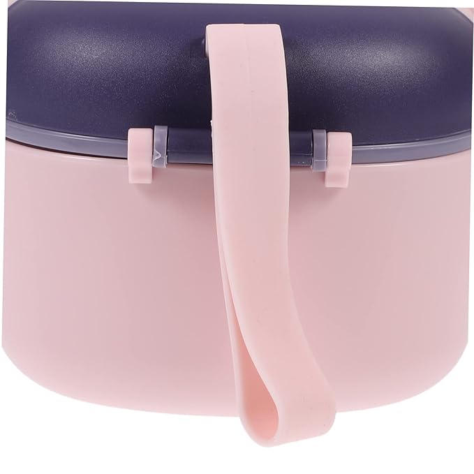 Toddmomy Portable Food Storage Container Scoop Travel-friendly Powder Holder and Snack Box for Boy Girl Lightweight and Double Leak Design