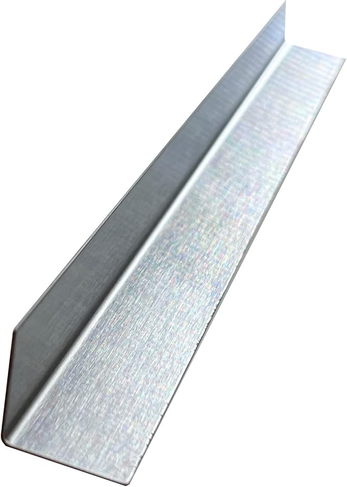 Brushed 304 Stainless Steel Universal Gap Filler Finishing Angle Trim Kit Elements (Inner Finish, 1" x 1" x 48")
