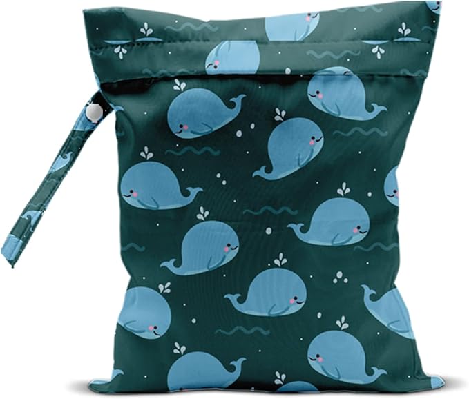 Bohemia Wet Dry Bags for Diaper Waterproof Swimsuit Washable Reusable Bag for Beach Diapers Dirty Yoga Gym Clothes Plant Gifts for Men Baby Friend Women