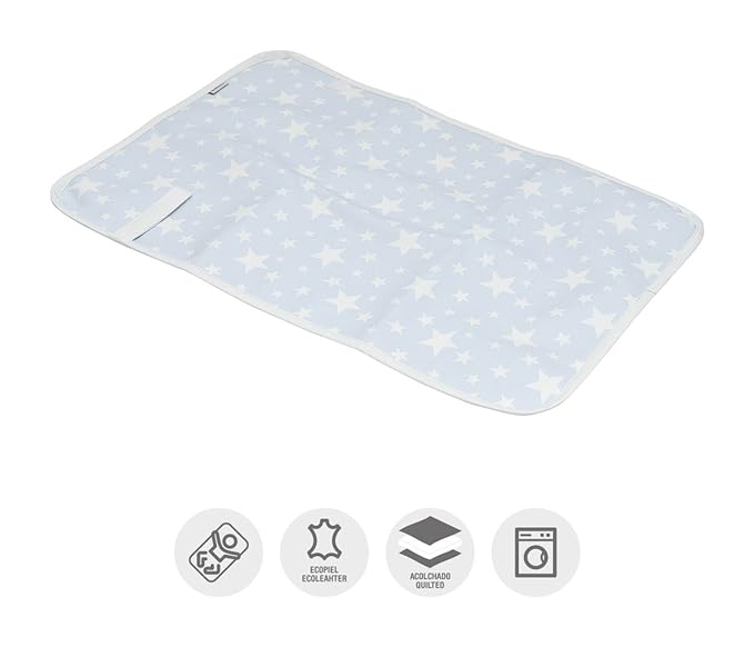 Cambrass Durable Nappy Changing Mat – Ultra Soft Portable Waterproof Folding Diaper Changing Sheet