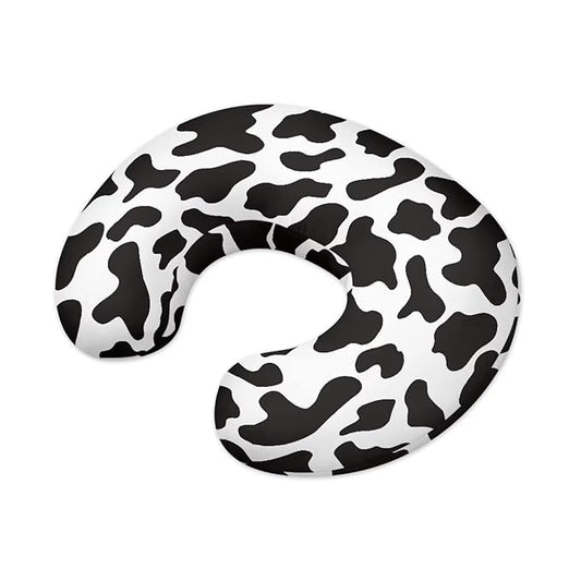 Milk Cow Skin Print Soft Feeding Pillow Cover Super Soft and Stretchy Personalized Breastfeeding Pillowcase for Newborn Feeding