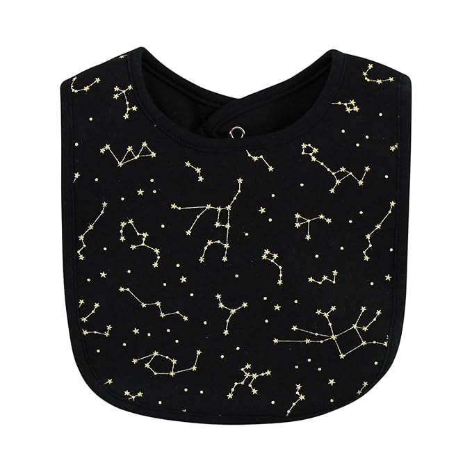 Hudson Baby Unisex Baby Cotton Bibs, Dreamer, One Size