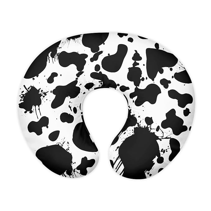 Forchrinse Cute Cow Nursing Pillow Cover for Newborns and Baby,Soft Fabric Breastfeeding Pillow Slipcover Boys Girls Cushion Protector Washable