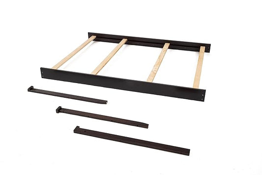CC KITS Full-Size Conversion Kit Bed Rails for Sorelle Crib & Changer Combos - Solid Wood Rail - Toddler & Adult Rail for Full-Size Beds - Nursery & Baby Furniture (Espresso, Berkley Crib & Changer)