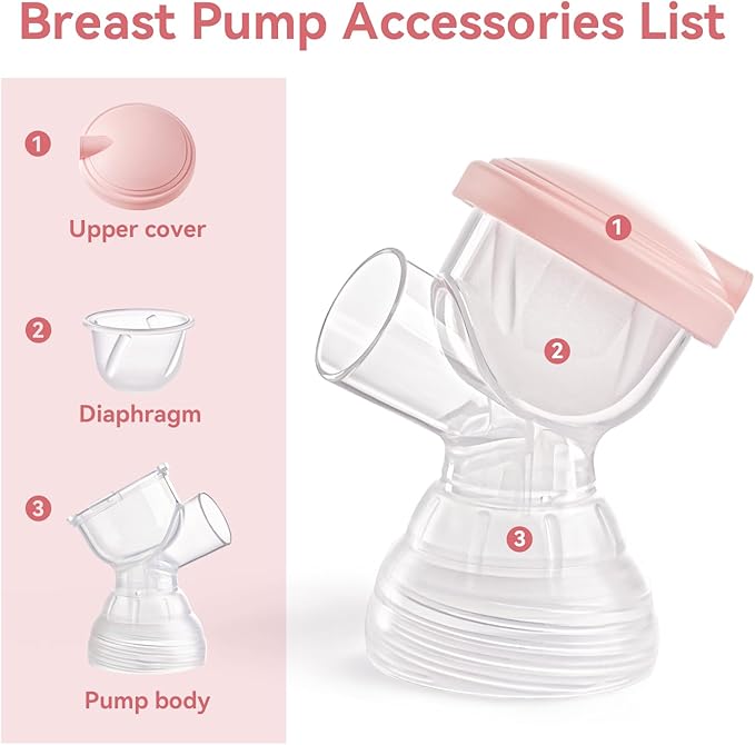 NCVI Replacement Connector Compatible with 8782, Breast Pump Accessories, BPA Free, 1 PC